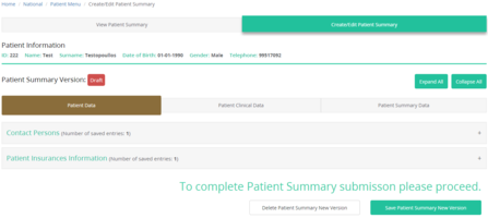 Figure 2.6: Create/Edit Patient Data.